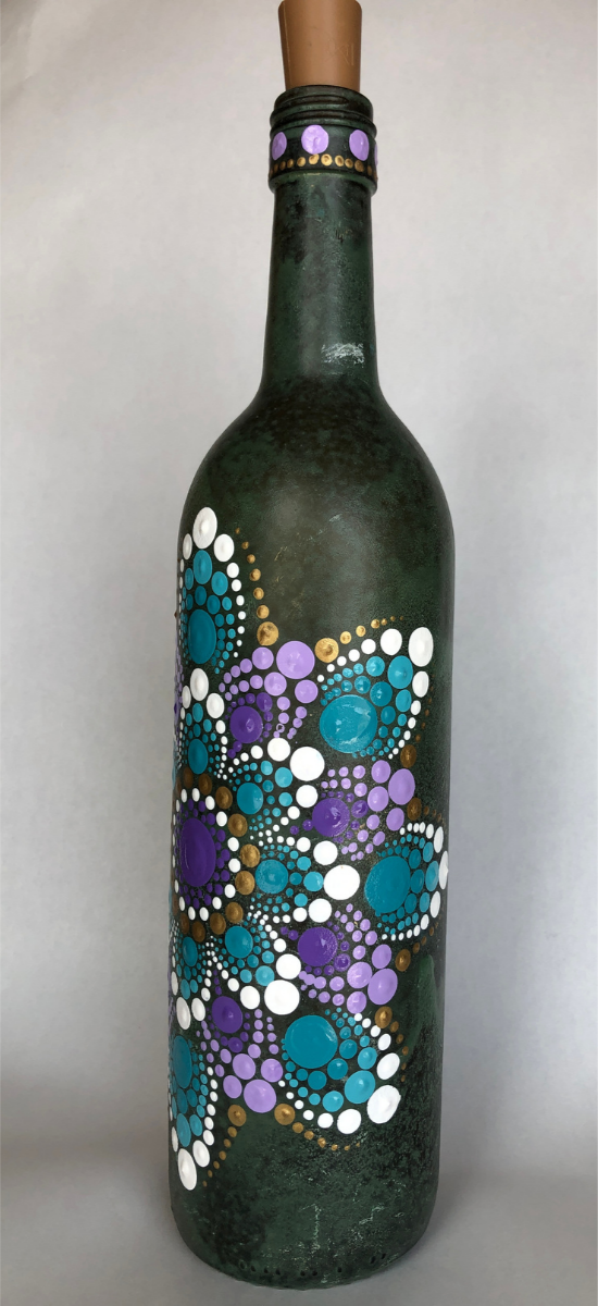 Wine Bottle Side View